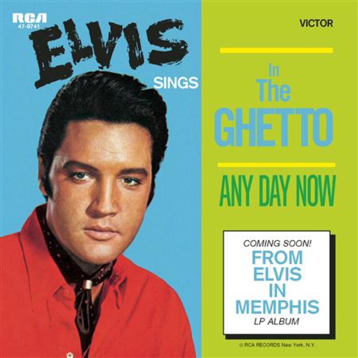 in the ghetto elvis presley single album, 