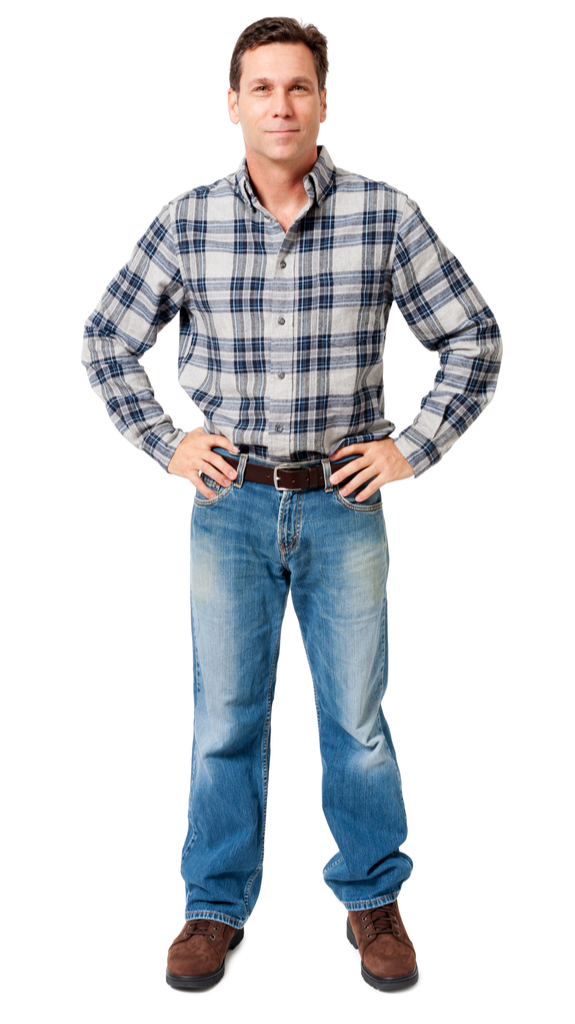 Man wearing bootcut jeans worst modern style trends