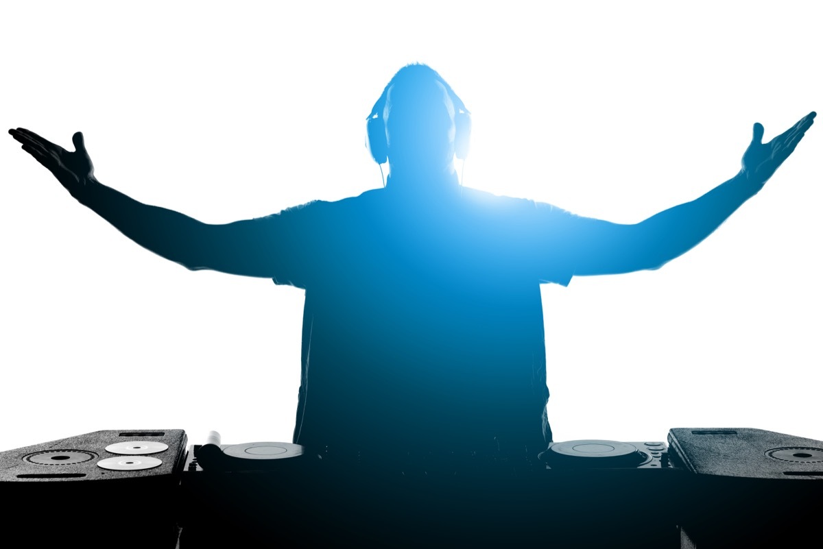 DJ silhouette 