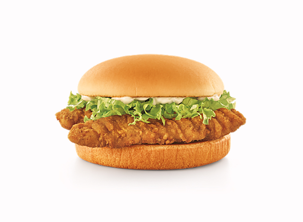 crispy tender sandwich from sonic