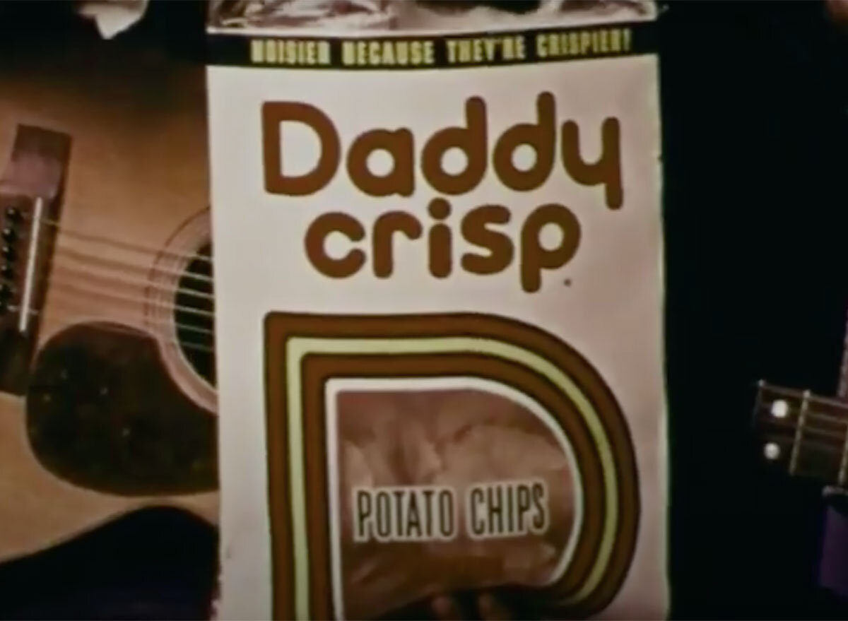 daddy crisp potato chips still from commercial