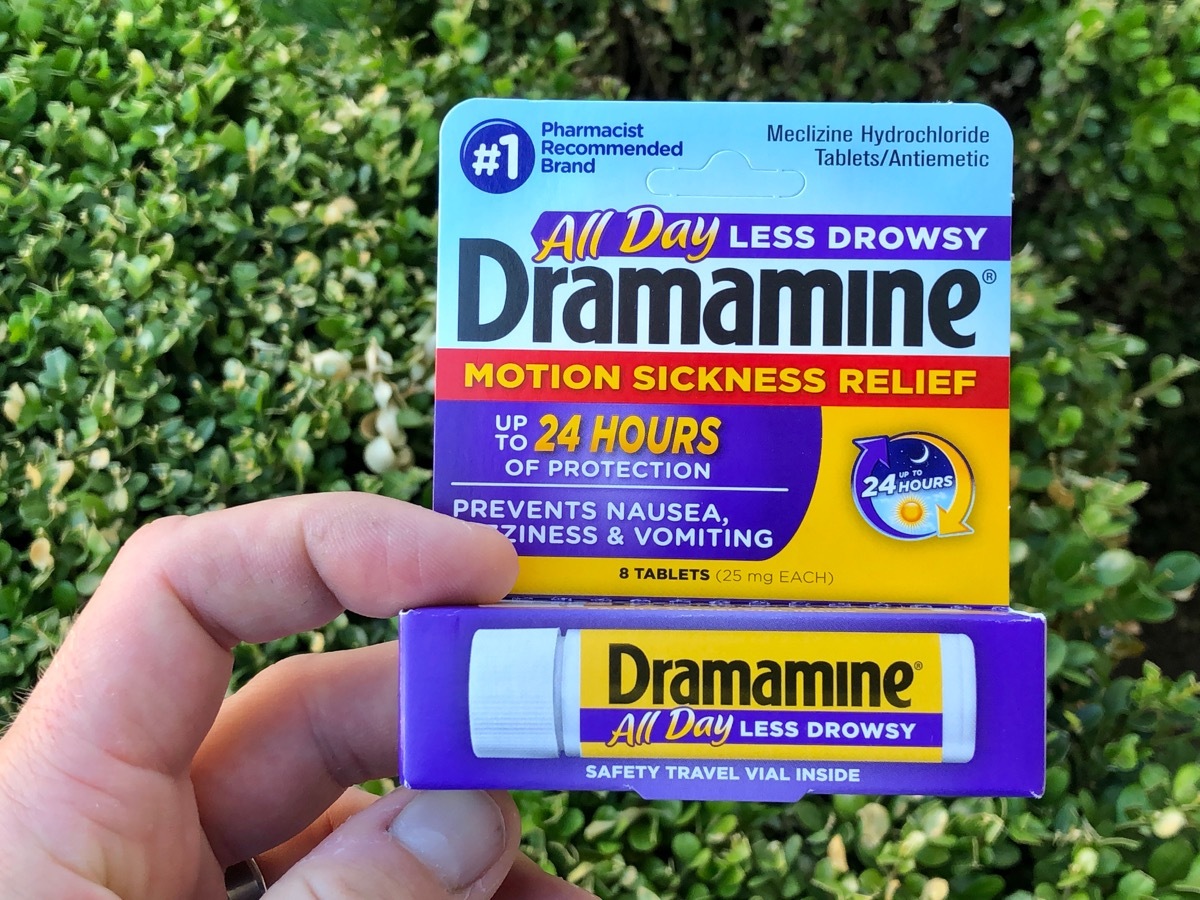 dramamine motion sickness medication