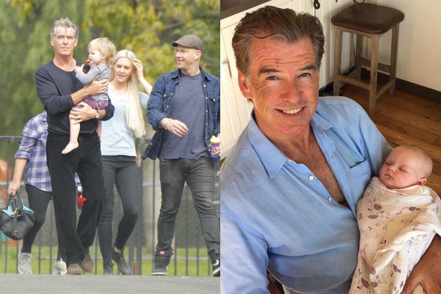 Pierce Brosnan | 12 Celebrity Grandpas With Their Grandchildren Will Melt Your Heart | Her Beauty