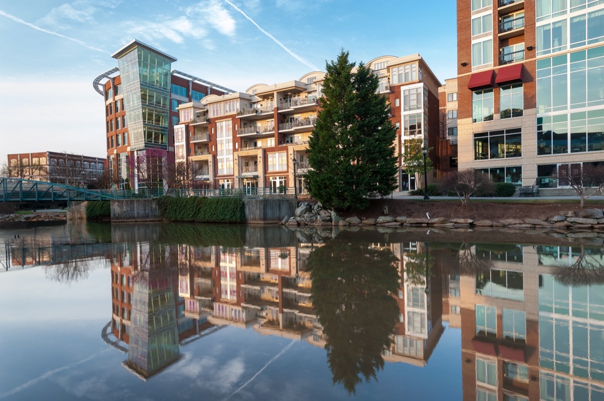 Greenville South Carolina Downtown Waterfront Development Falls Park